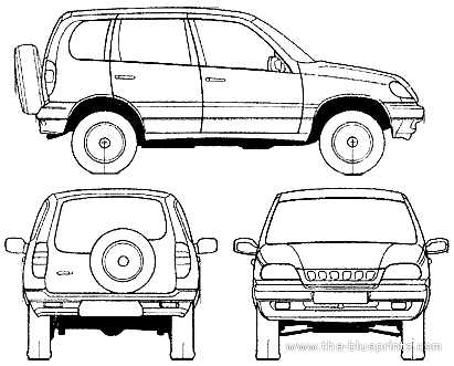 Чертежи Шевроле Нива подробные схемы и чертежи автомобиля